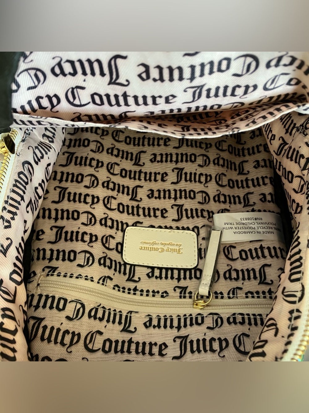 Juicy Couture Rosie White Multi Floral Rose Mini Backpack - Picture 4 of 9